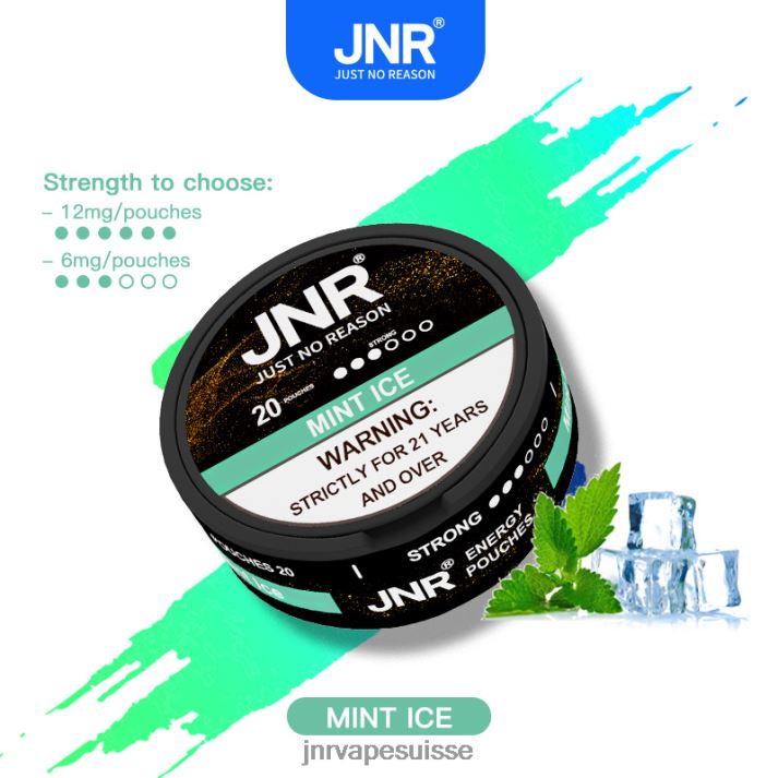 JNR Vape Berne | glace à la menthe pochettes énergétiques jnr 6JN84103