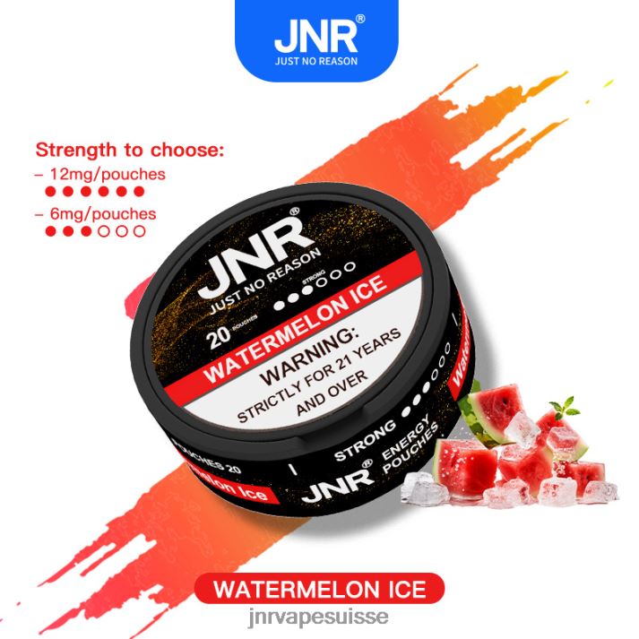 JNR Vapes Factory | glace à la pastèque pochettes énergétiques jnr 6JN8497