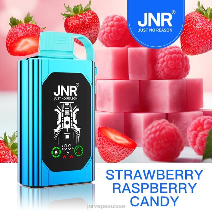 JNR SHISHA boîte | JNR Vape Berne bonbons à la fraise et à la framboise 06F682