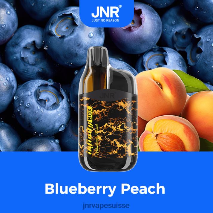 JNR Vape Pods | pêche aux myrtilles boîte à JNR Infinity 6JN8480