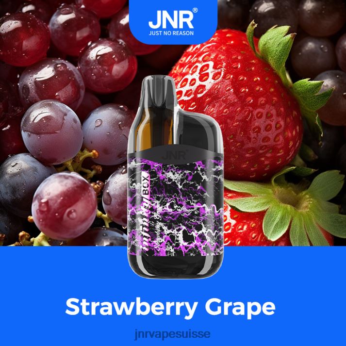 JNR Vape Pods | raisin fraise boîte à JNR Infinity 6JN8490