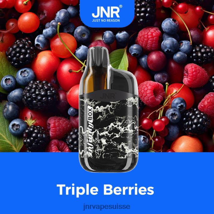 JNR Vape Review | baies triples boîte à JNR Infinity 6JN8495