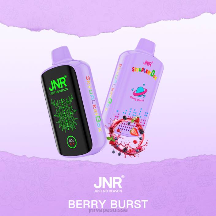 JNR SKYWALKER boîte | JNR Vape Suisse éclatement de baies 06F651