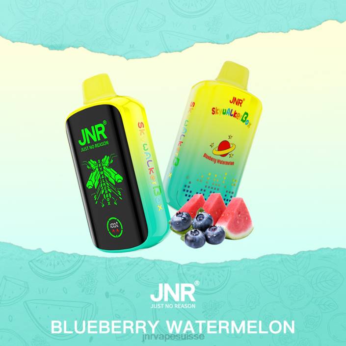 JNR SKYWALKER boîte | JNR Vape Suisse pastèque aux bleuets 06F641