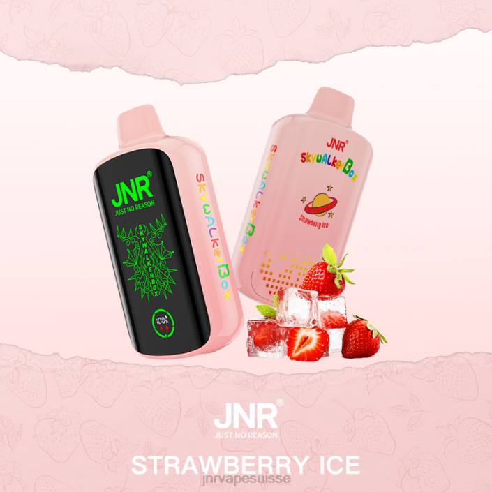 JNR SKYWALKER boîte | JNR Vapes Factory glace à la fraise 06F646