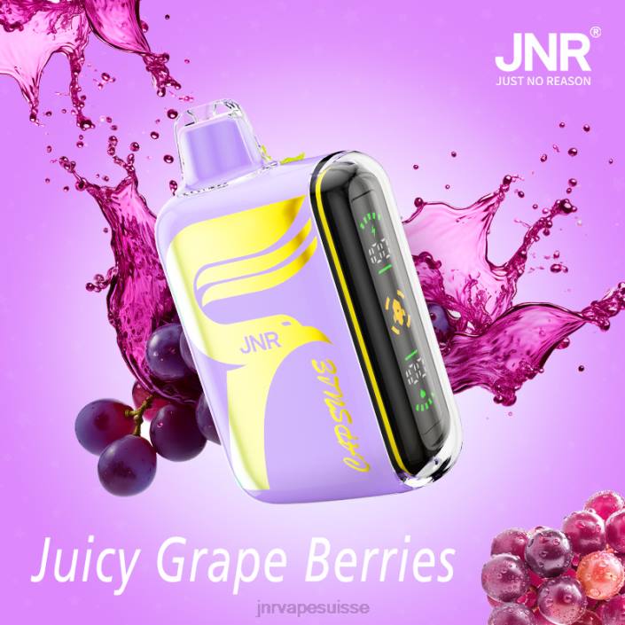 JNR capsule | JNR Vape Prix baies de raisin juteuses 06F663