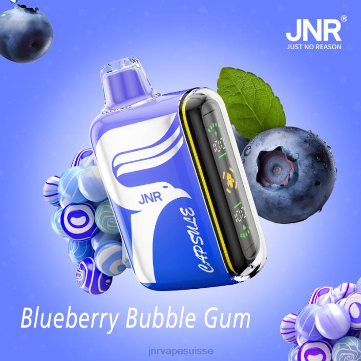 JNR capsule | JNR Vapes Website bubble-gum aux myrtilles 06F658