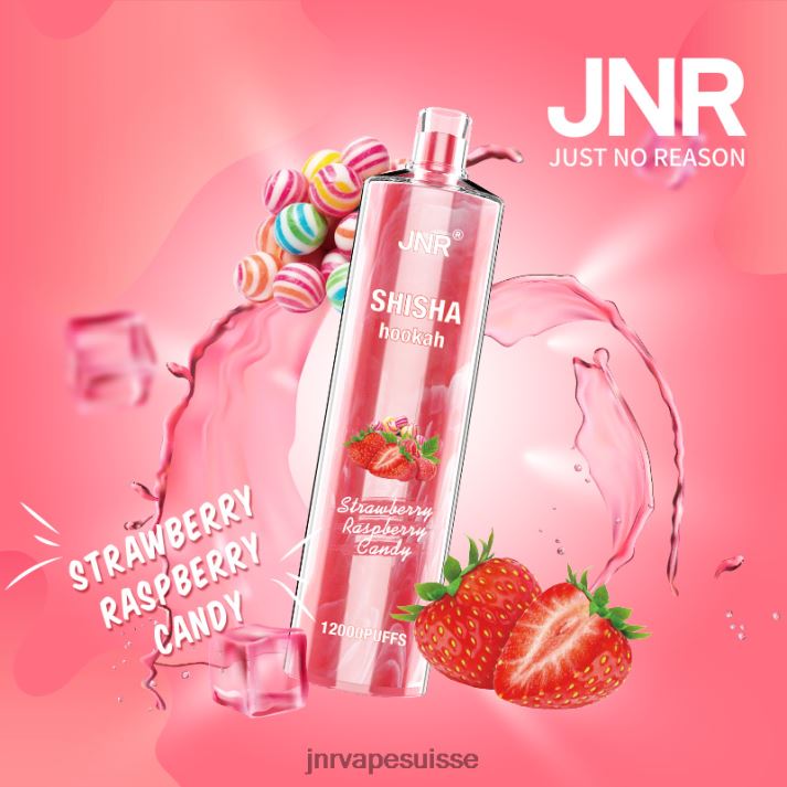 JNR Vape Shop | bonbons à la fraise et à la framboise chicha junior 6JN84178
