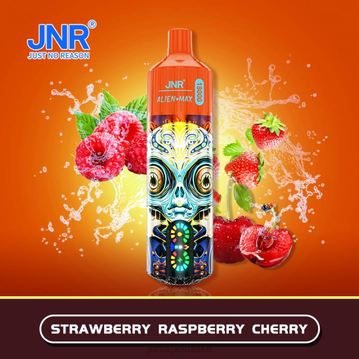 JNR ALIEN maximum - JNR Vape Berne T0R223 fraise framboise cerise