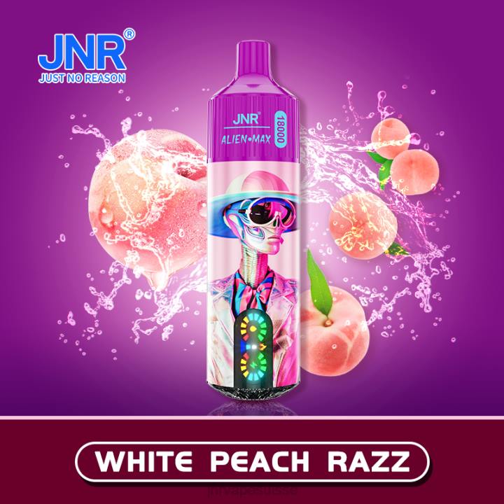 JNR ALIEN maximum - JNR Vape Pods T0R220 Razz à la pêche blanche