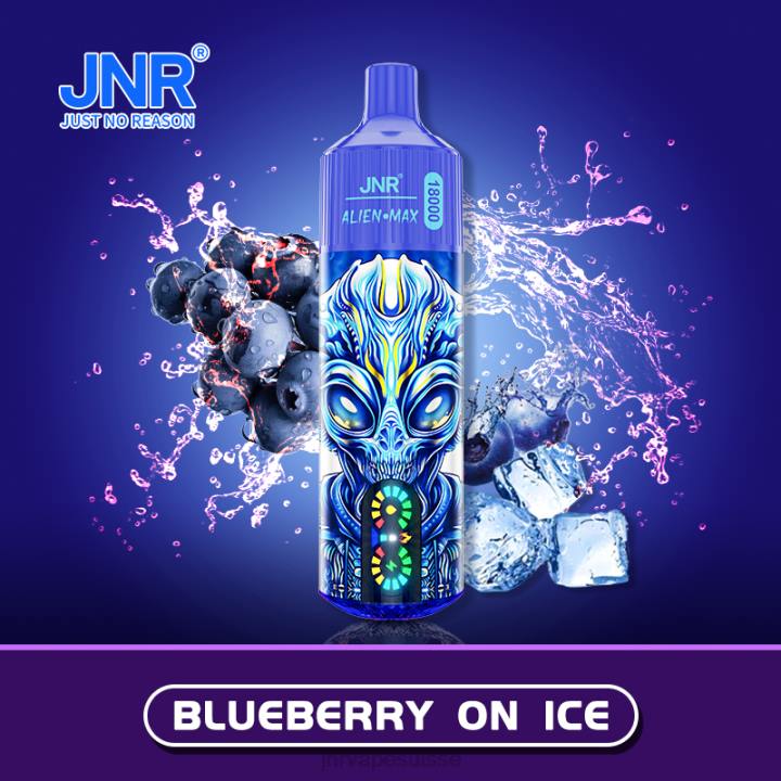 JNR ALIEN maximum - JNR Vape Pods T0R230 myrtille sur glace
