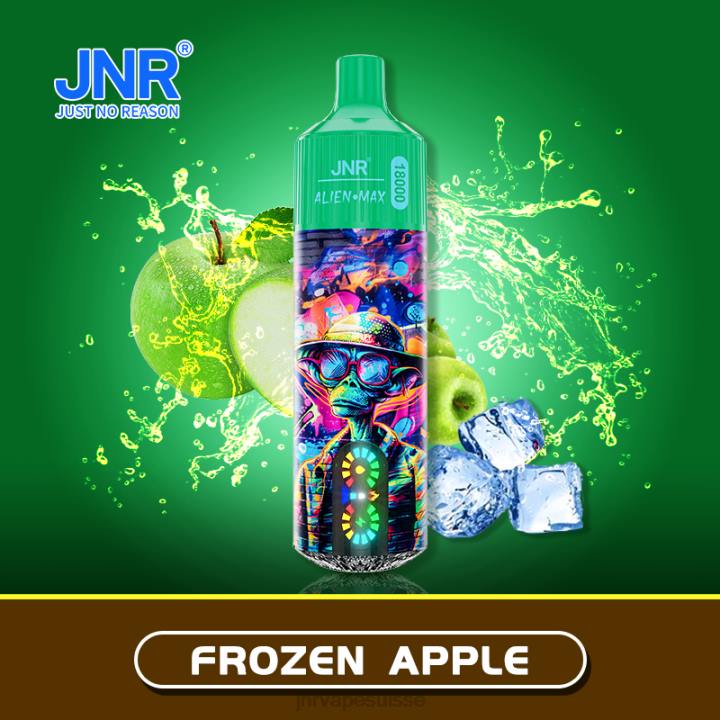 JNR ALIEN maximum - JNR Vapes Factory T0R227 pomme congelée