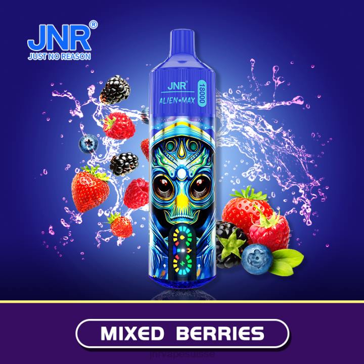 JNR ALIEN maximum - JNR Vapes Website T0R229 Baies mélangées