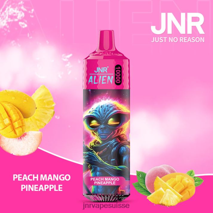 JNR Vape Flavours | pêche mangue ananas extraterrestre junior 6JN84151