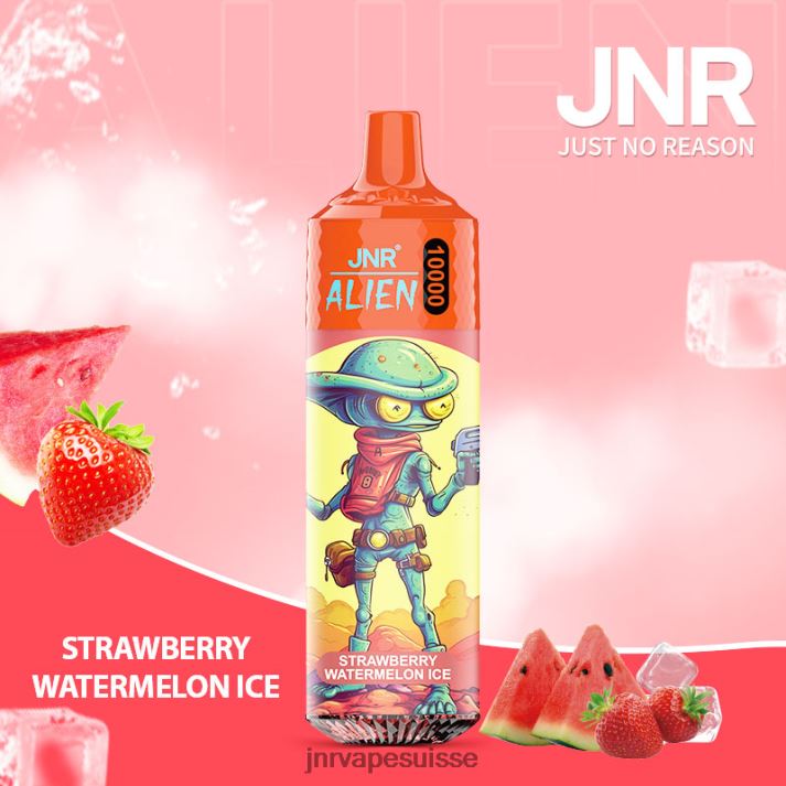 JNR Vape Nicotine | glace à la fraise et à la pastèque extraterrestre junior 6JN84156