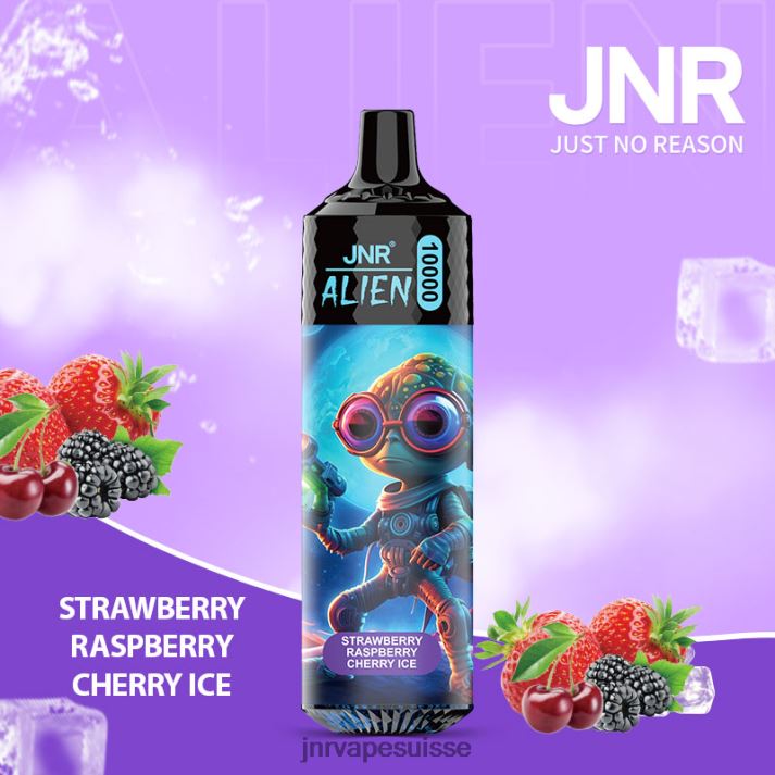 JNR Vape Review | glace à la fraise, à la framboise et à la cerise extraterrestre junior 6JN84155