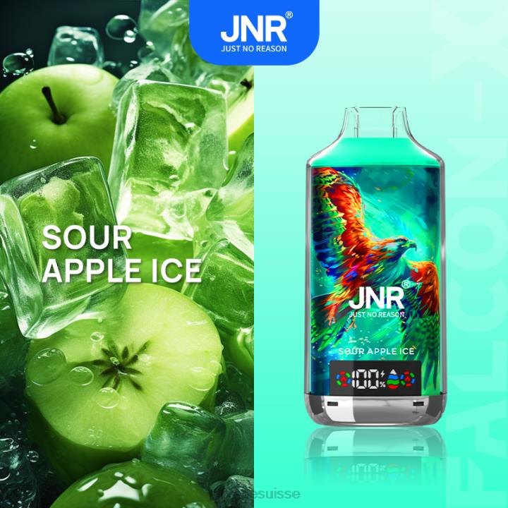 JNR FALCON X - JNR Vape Suisse T0R212 glace à la pomme aigre