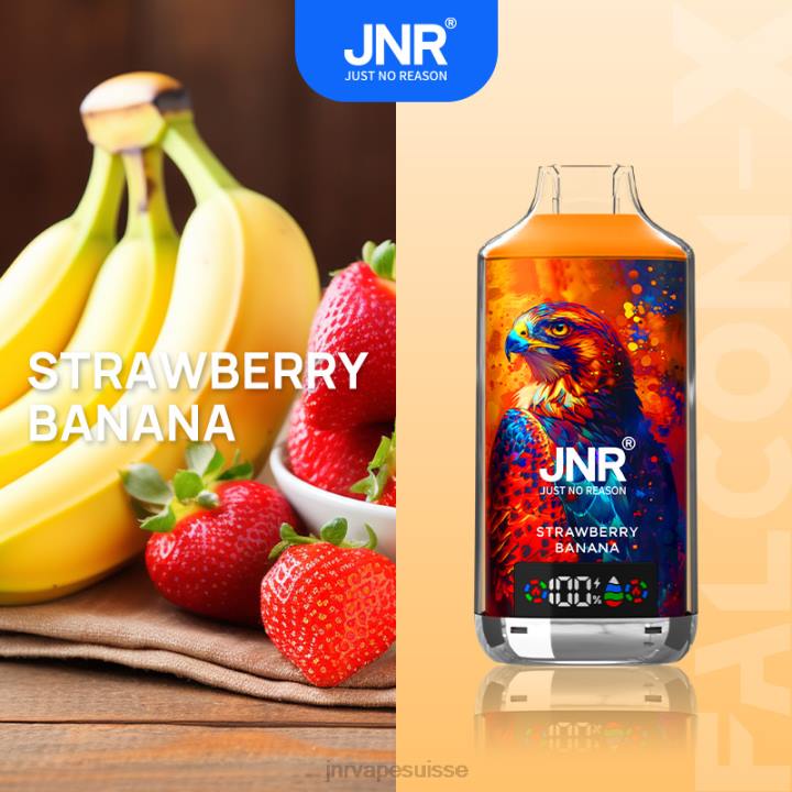 JNR FALCON X - JNR Vapes Factory T0R217 fraise banane