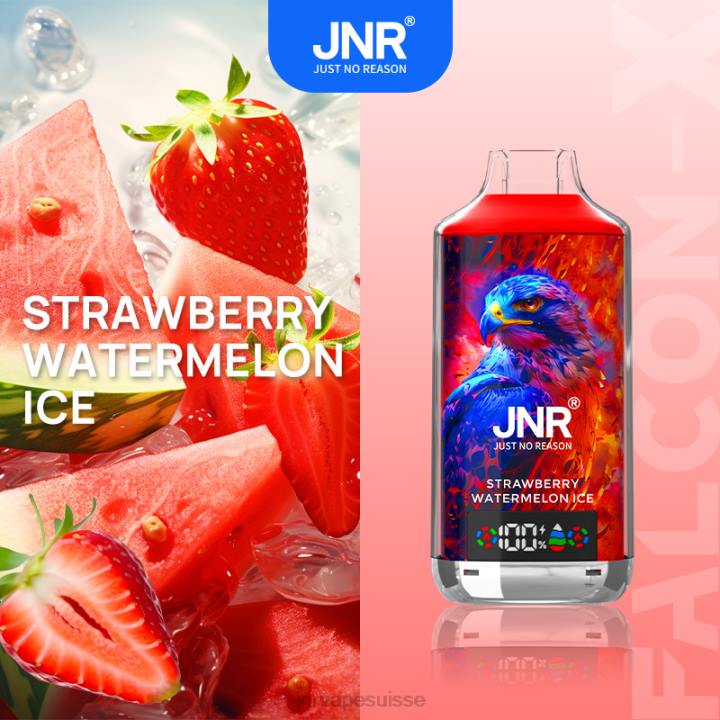 JNR FALCON X - JNR Vapes Factory T0R27 glace à la fraise et à la pastèque