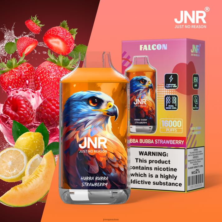 JNR Vape Flavours | fraise hubba bubba sans fruits faucon junior 6JN84221
