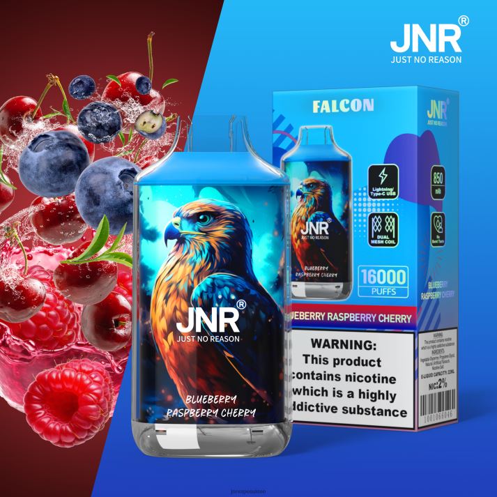 JNR Vape Nicotine | myrtille framboise cerise sans fruits faucon junior 6JN84216