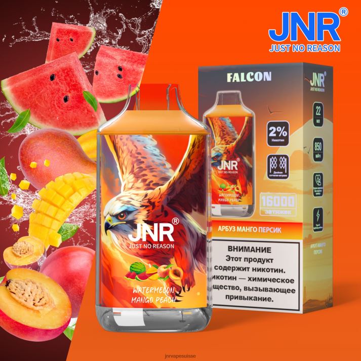JNR Vapes Website | pastèque mangue pêche faucon junior 6JN84209