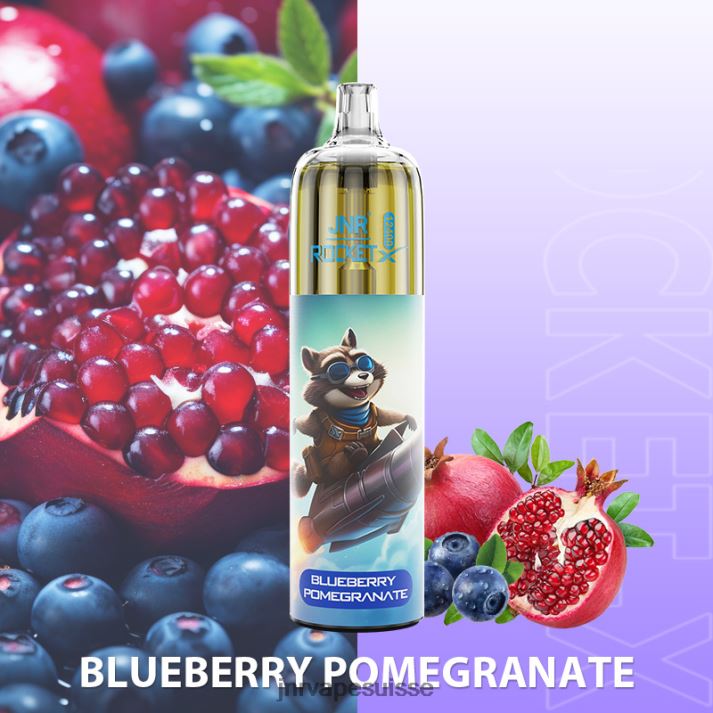 JNR Vape Nicotine | grenade aux bleuets jnr fusée-x 6JN84116