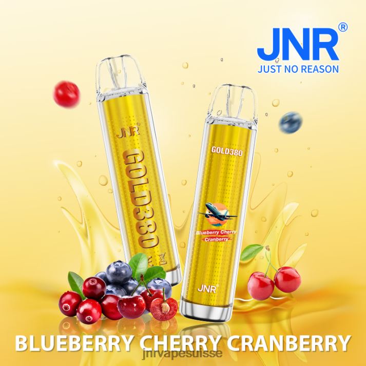 JNR Vape Berne | myrtille cerise canneberge jnr gold380 6JN8443