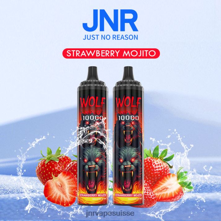 JNR Vape Review | mojito à la fraise jnr loup niplo 6JN84355