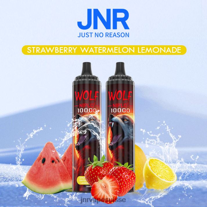 JNR Vapes Factory | limonade à la fraise et à la pastèque jnr loup niplo 6JN84357