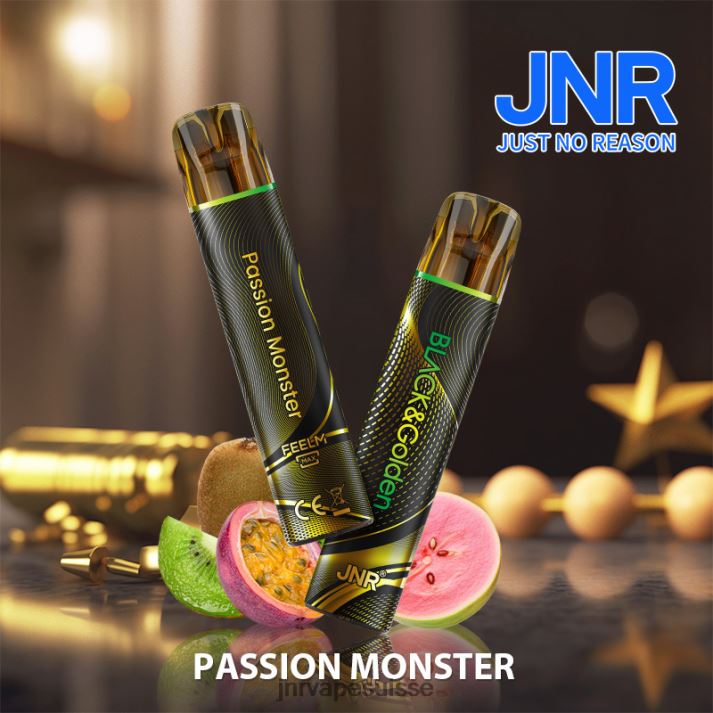 JNR Vape Flavours | monstre passionné jnr noir et doré 6JN84291