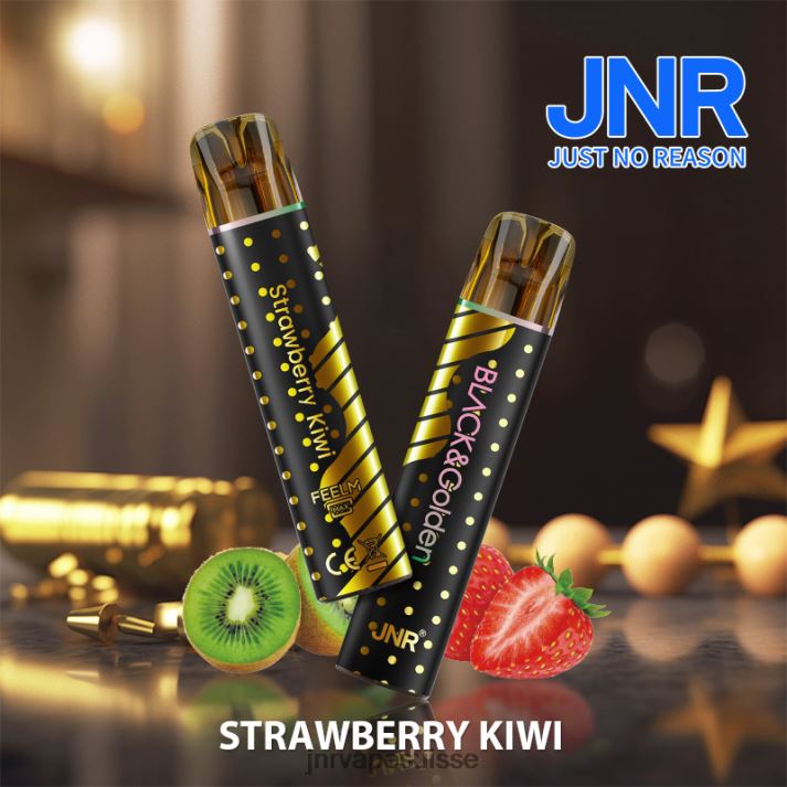 JNR Vape Prix | fraise-kiwi jnr noir et doré 6JN84284