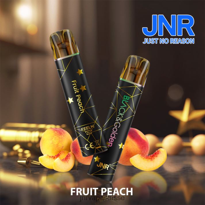 JNR Vape Review | pêche aux fruits jnr noir et doré 6JN84275