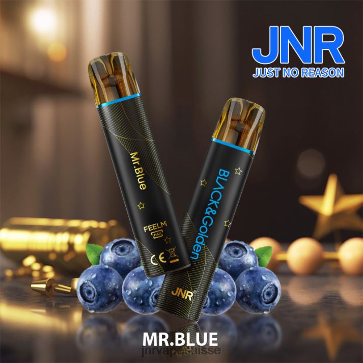 JNR Vape Shop | monsieur bleu jnr noir et doré 6JN84278
