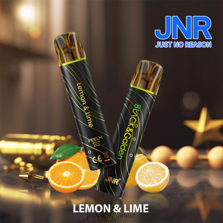 JNR Vapes Factory | citron vert jnr noir et doré 6JN84277