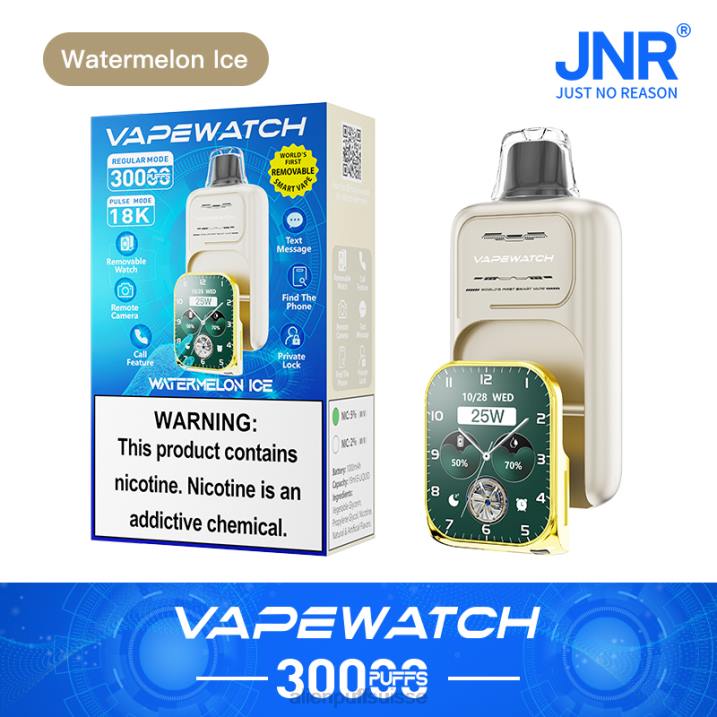 JNR Vape Suisse glace à la pastèque | JNR montre vape 8F0J9
