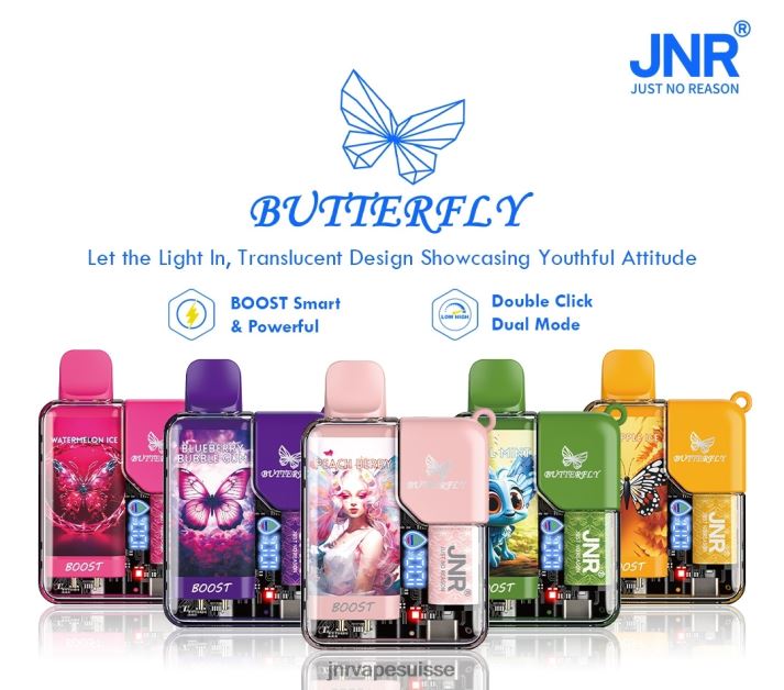 JNR Vape Nicotine | baie de pêche papillon junior 6JN8466