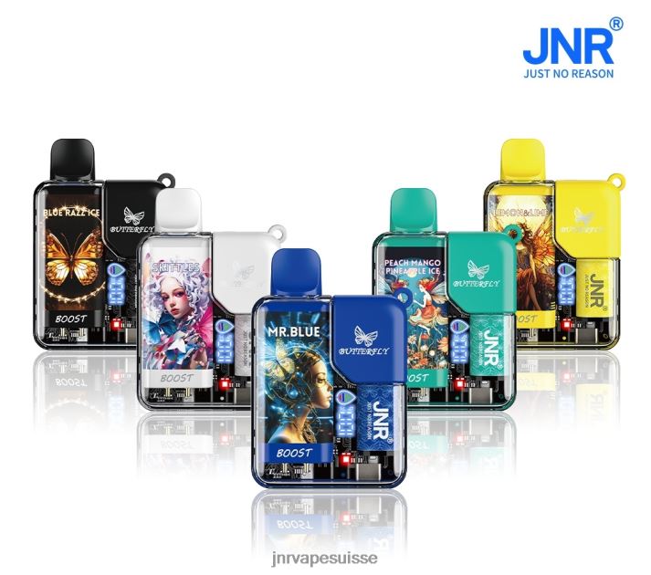 JNR Vape Nicotine | pastèque mangue pêche papillon junior 6JN8476