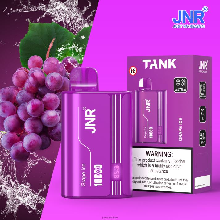 JNR Vape Flavours | glace aux raisins réservoir junior 6JN8431