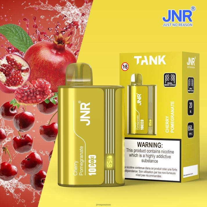 JNR Vape Flavours | grenade cerise réservoir junior 6JN8421