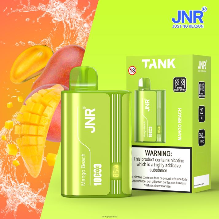 JNR Vape Pods | plage de mangues réservoir junior 6JN8430